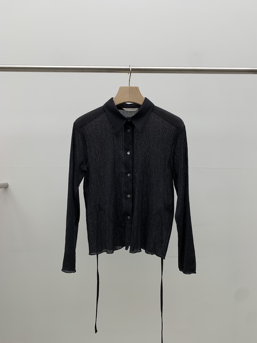 LEGACY BONE韓國代購女裝新款職業26春夏襯衫蕾絲衫含腰繩LEGACY BONE襯衫/蕾絲衫圖色3