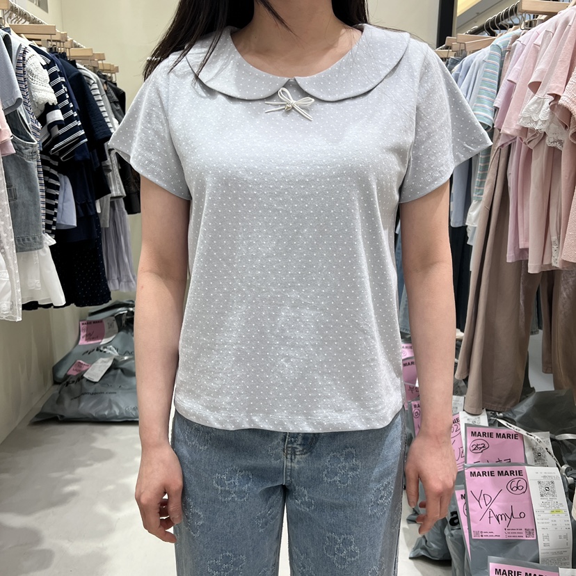 MARIE MARIE東大門實拍女士新款推薦職業人氣休閑T恤圓點MARIE MARIET恤圖色3