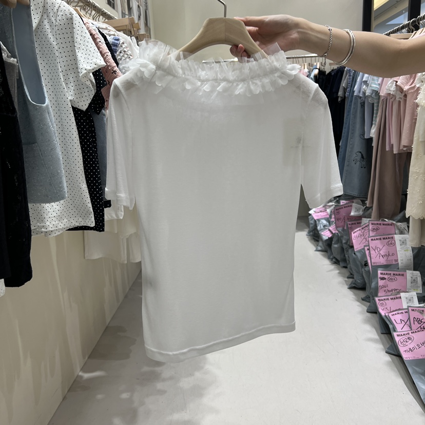 MARIE MARIE韓國直郵女裝新品時尚人氣26春夏職業26夏季T恤MARIE MARIET恤