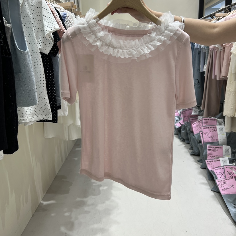 MARIE MARIE韓國直郵女裝新品時尚人氣26春夏職業26夏季T恤MARIE MARIET恤圖色3