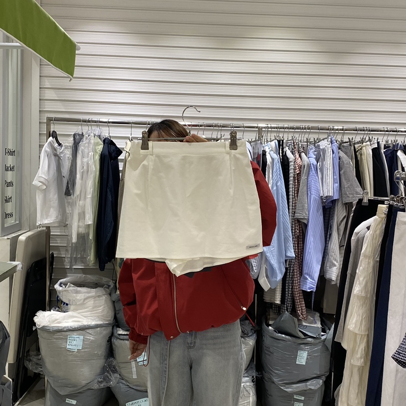 BRICKLANE東大門實拍韓國女裝新款26夏季人氣26春夏裙褲亞麻BRICKLANE裙褲圖色1