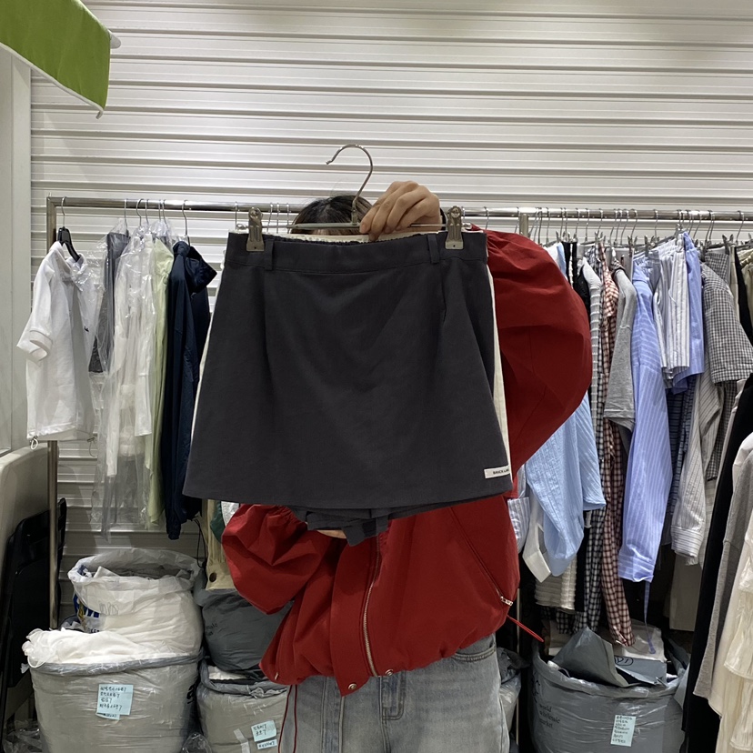 BRICKLANE東大門實拍韓國女裝新款26夏季人氣26春夏裙褲亞麻BRICKLANE裙褲圖色2