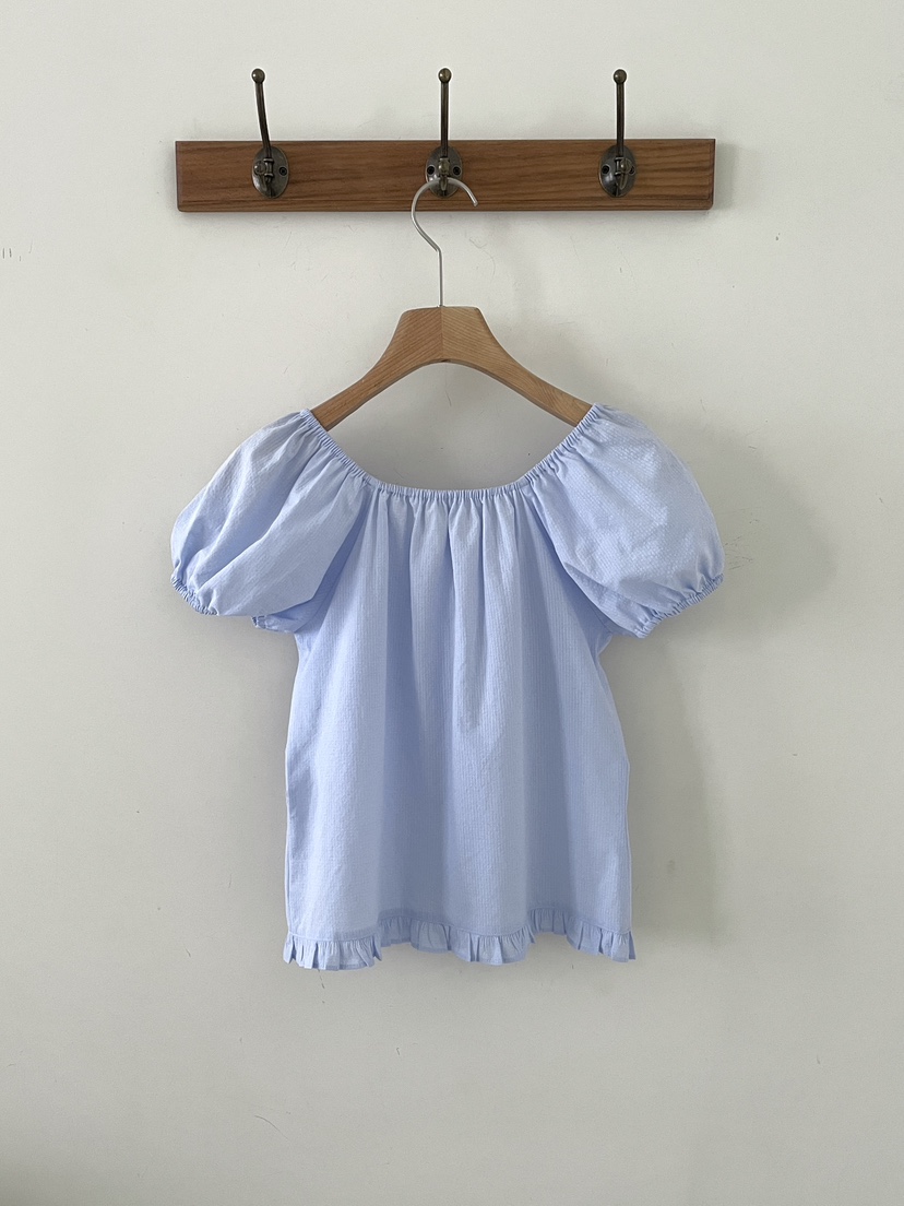 3 ANOTHER韓國直郵女裝新款職業26春夏26夏季襯衫蕾絲衫褶皺3 ANOTHER襯衫/蕾絲衫