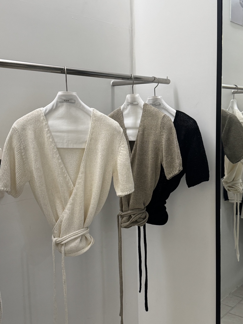 REGULARLY/PLACOR韓國代購女士新品推薦真品針織衫亞麻布REGULARLY/PLACOR針織衫