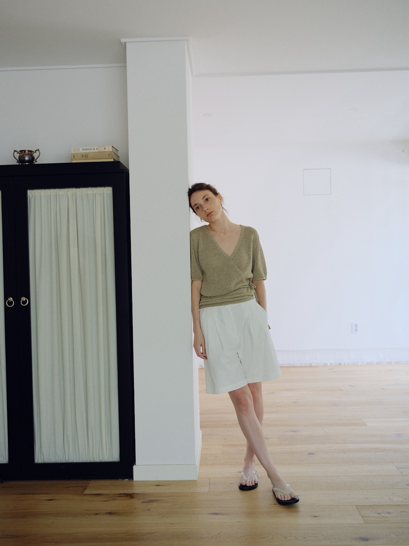 REGULARLY/PLACOR韓國代購女士新品推薦真品針織衫亞麻布REGULARLY/PLACOR針織衫