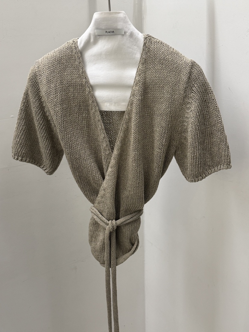 REGULARLY/PLACOR韓國代購女士新品推薦真品針織衫亞麻布REGULARLY/PLACOR針織衫