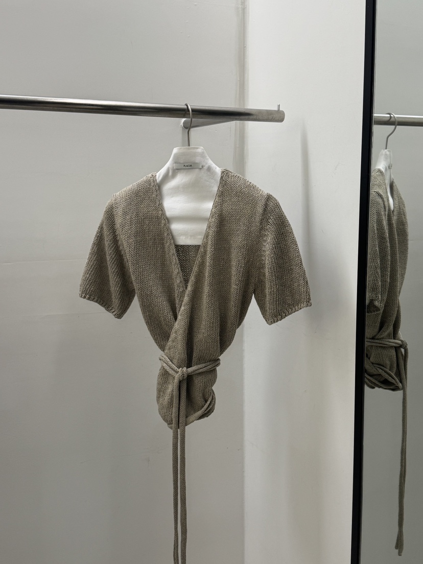 REGULARLY/PLACOR韓國代購女士新品推薦真品針織衫亞麻布REGULARLY/PLACOR針織衫圖色1