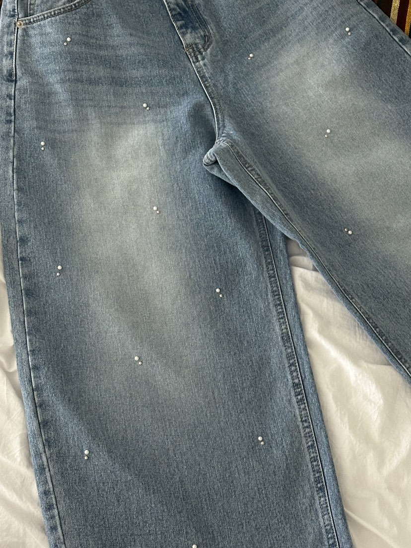 FIZZ東大門直郵女裝新品26春夏人氣時尚熱賣真品職業牛仔褲FIZZ牛仔褲