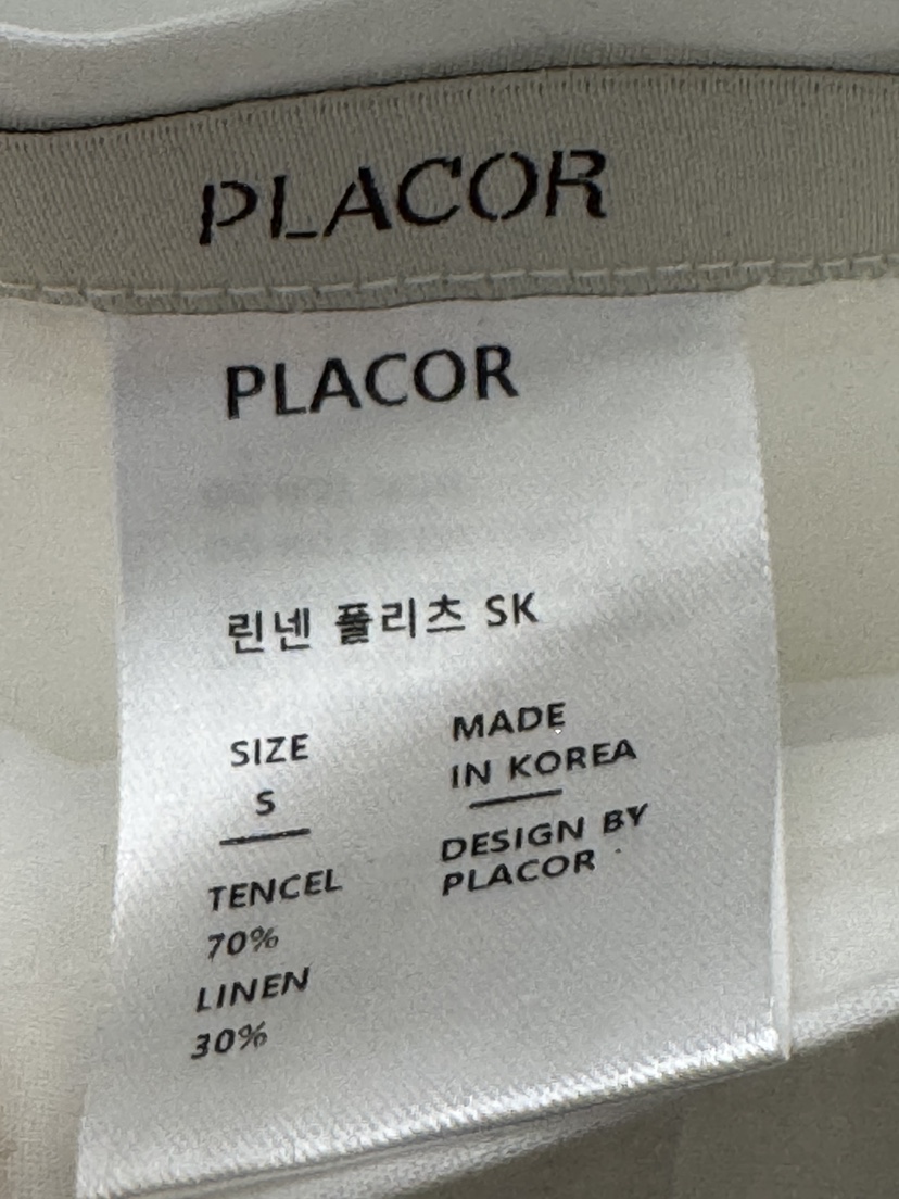 REGULARLY/PLACOR韓國直郵女士新款時尚推薦長裙褶裥亞麻REGULARLY/PLACOR長裙