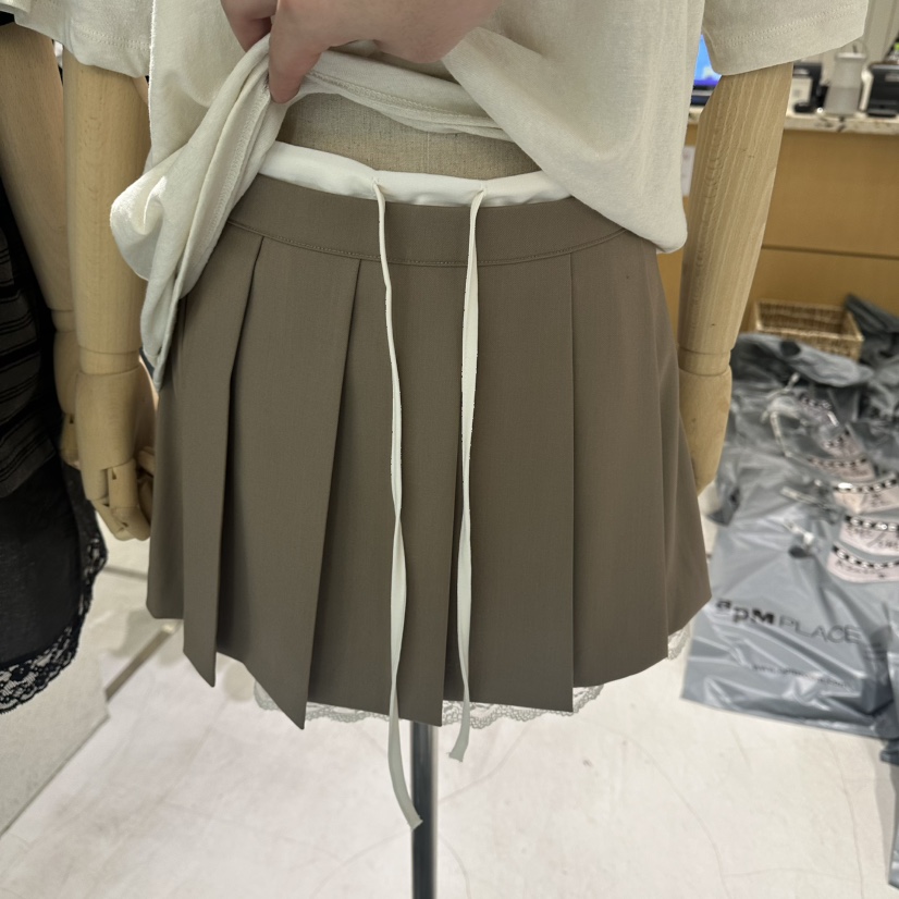 GRADE東大門直郵女裝新款26春夏真品休閑熱賣推薦人氣短裙GRADE短裙圖色1