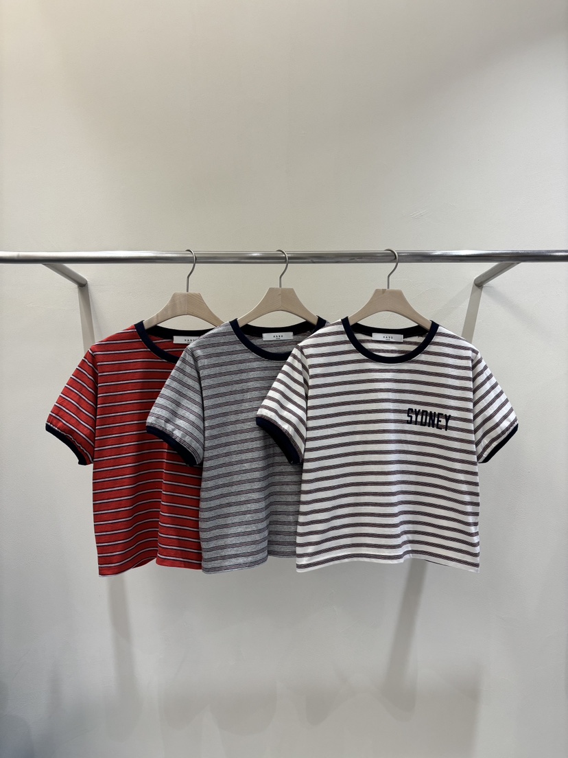 MABE韓國直郵女士新款熱賣時尚職業真品休閑推薦26春夏T恤MABET恤