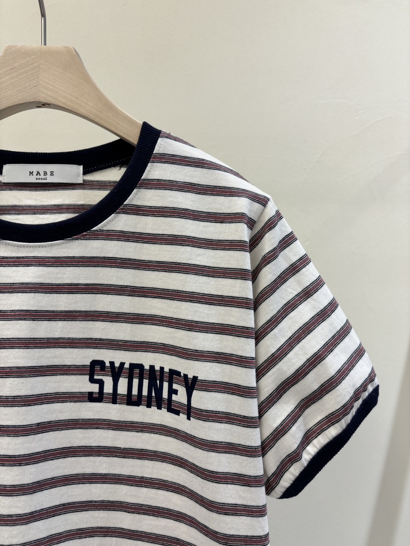 MABE韓國直郵女士新款熱賣時尚職業真品休閑推薦26春夏T恤MABET恤