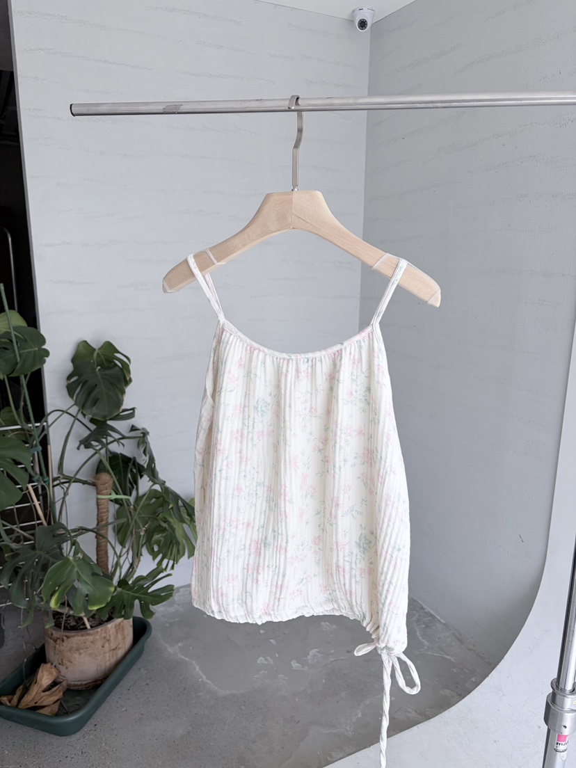 ORDINARYA/ROSEMOSS韓國直郵女裝新品熱賣時尚吊帶背心紗布ORDINARYA/ROSEMOSS吊帶/背心