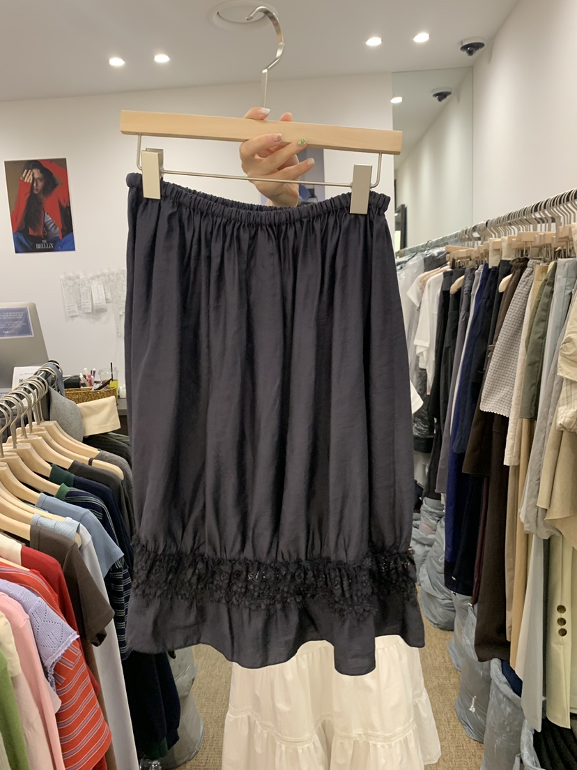 BRELLIN東大門實拍女裝新品人氣休閑時尚半身裙中短裙蕾絲BRELLIN半身裙/中短裙