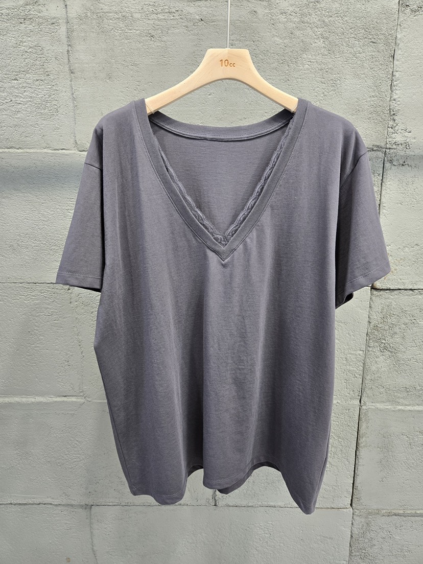 10CC韓國直郵實拍女士新款人氣熱賣26春夏休閑26夏季時尚T恤10CCT恤圖色1