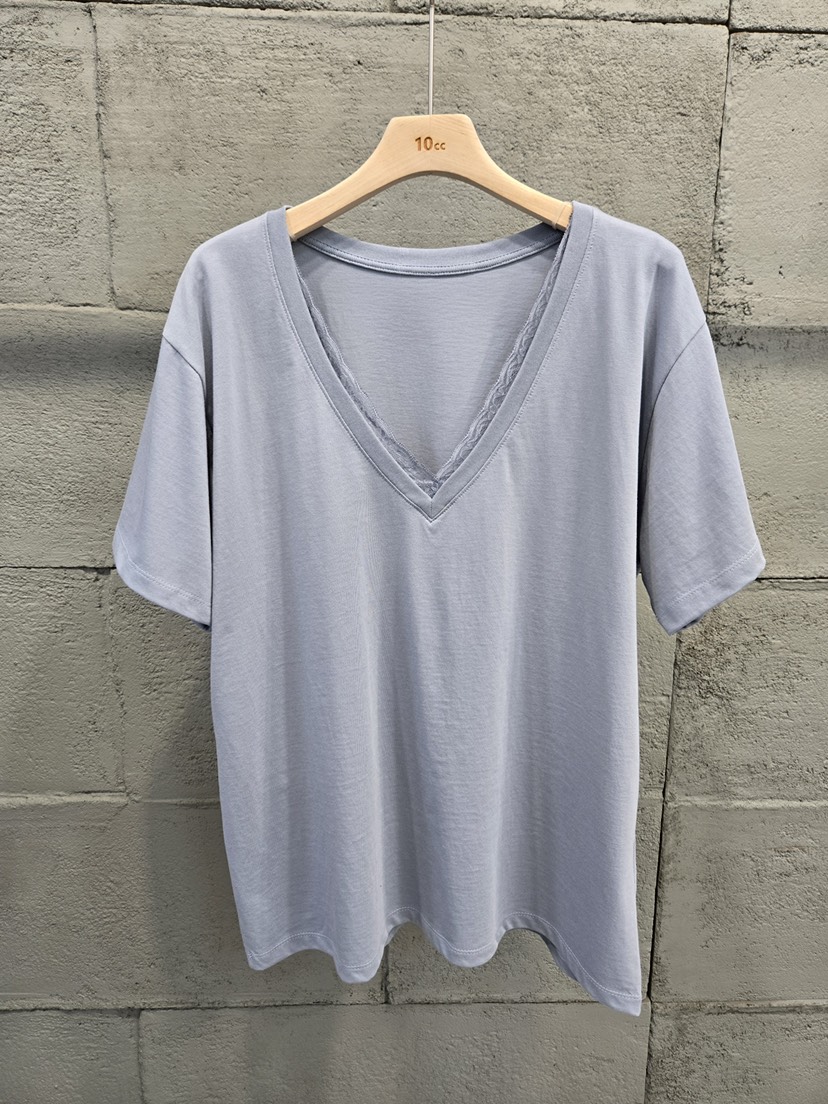 10CC韓國直郵實拍女士新款人氣熱賣26春夏休閑26夏季時尚T恤10CCT恤圖色2