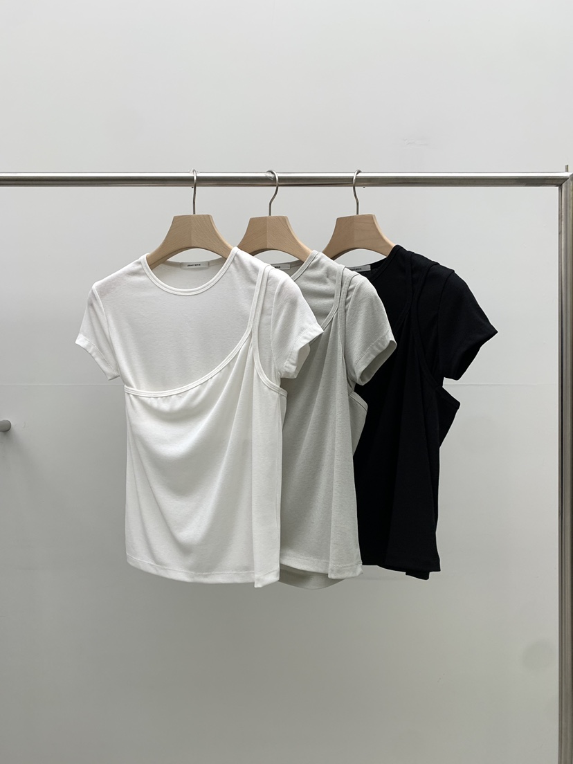 LEGACY BONE韓國代購女裝新品人氣時尚休閑真品T恤假兩件LEGACY BONET恤