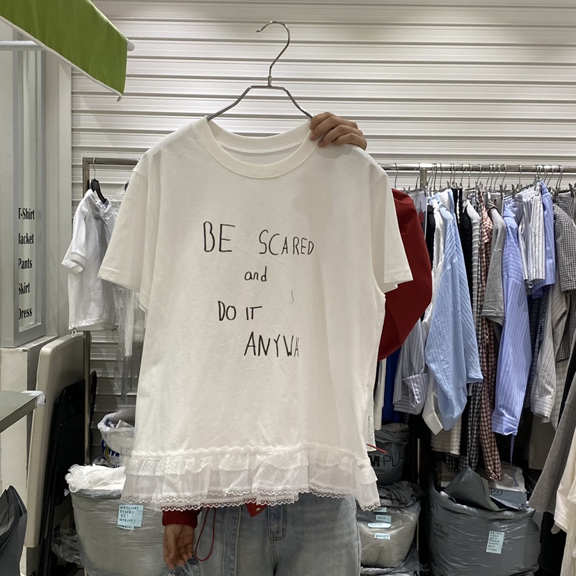 BRICKLANE韓國直郵實拍女裝新品休閑時尚人氣職業推薦T恤BRICKLANET恤圖色1