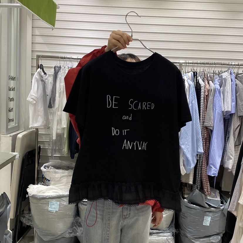 BRICKLANE韓國直郵實拍女裝新品休閑時尚人氣職業推薦T恤BRICKLANET恤圖色2