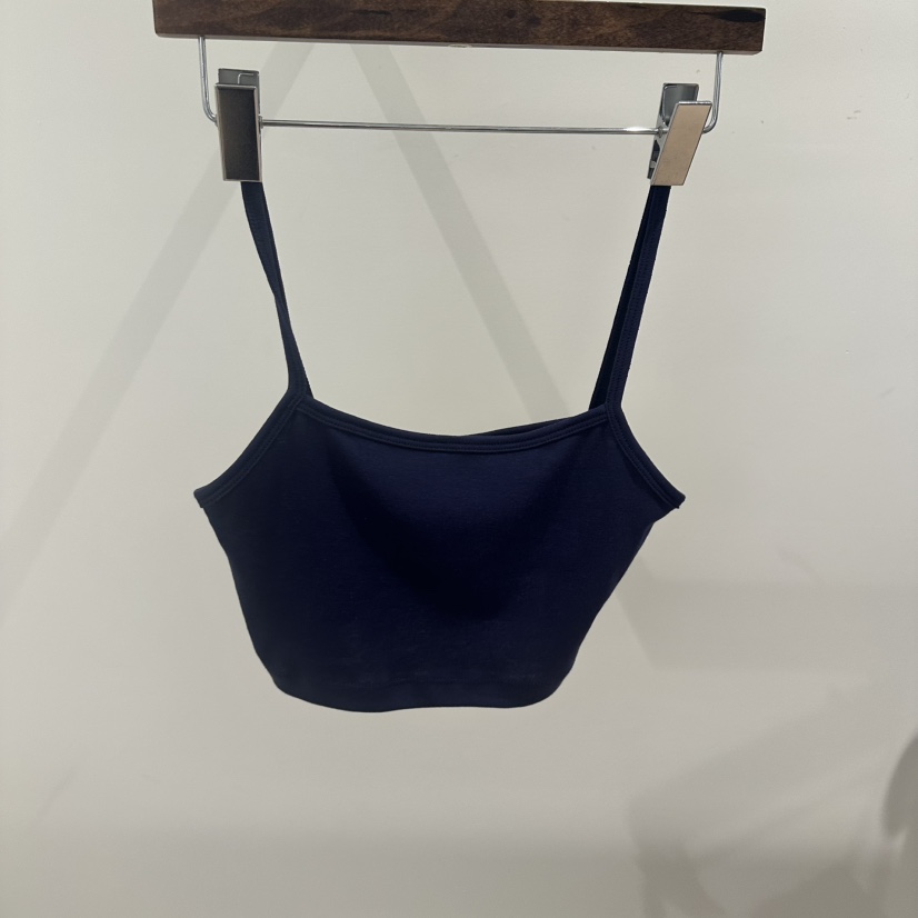 AGO韓國直郵女裝新款26春夏推薦26夏季職業休閑人氣吊帶背心AGO吊帶/背心圖色2深藍色