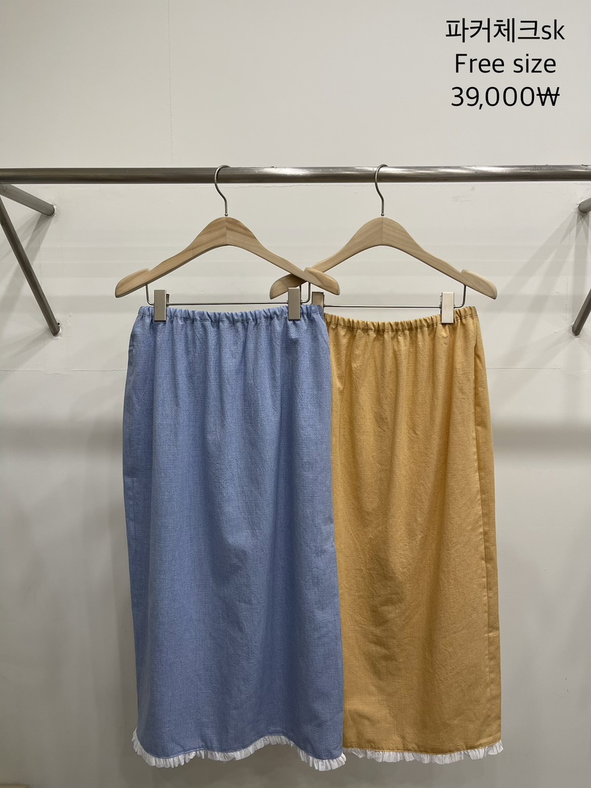 FIFTY韓國代購女裝新款時尚職業26春夏真品休閑推薦人氣長裙FIFTY長裙