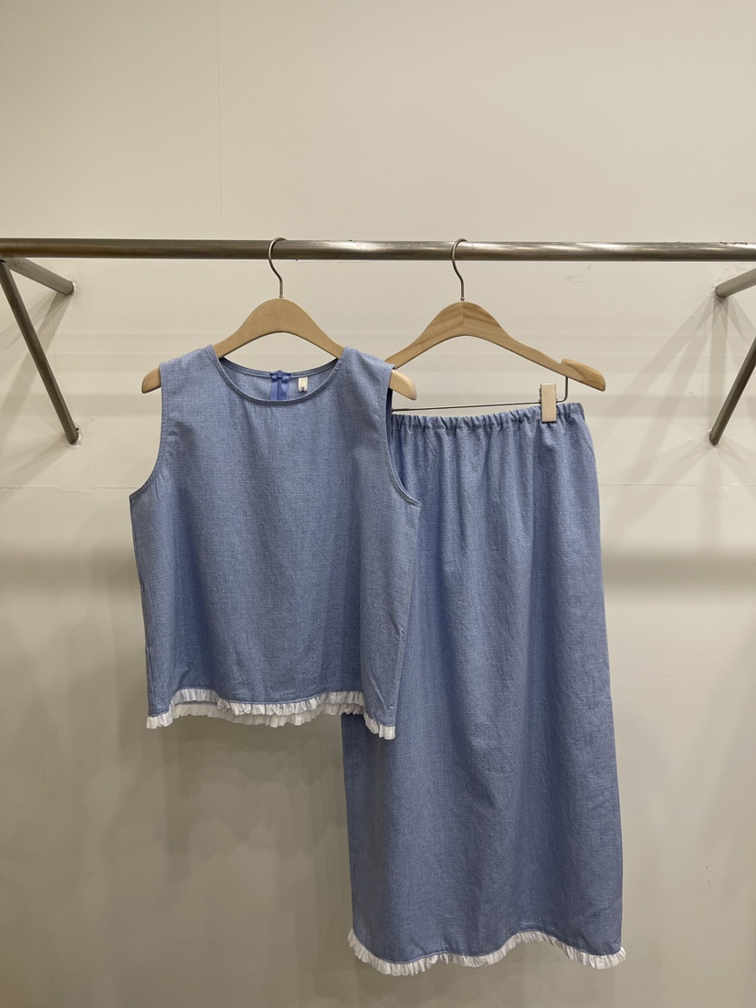 FIFTY韓國代購女裝新款時尚職業26春夏真品休閑推薦人氣長裙FIFTY長裙