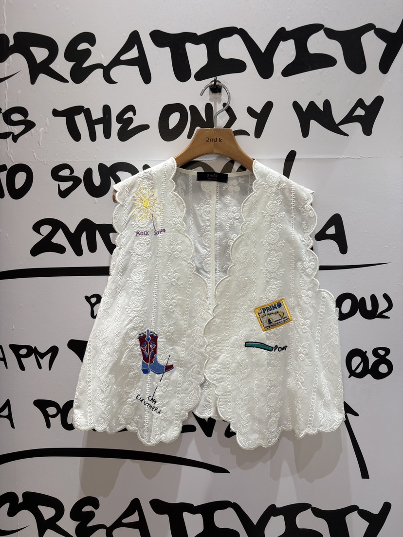 2ND K東大門直郵女裝新品人氣26春夏休閑職業熱賣時尚馬甲2ND K馬甲圖色1