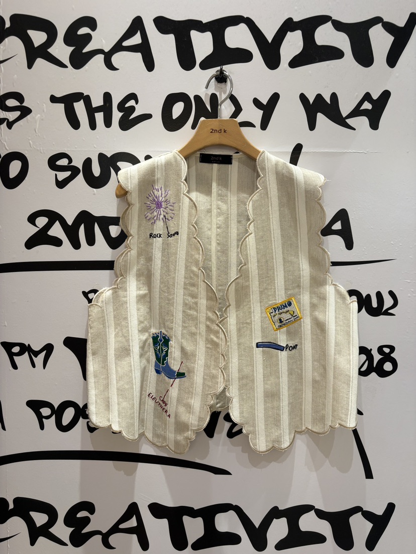 2ND K東大門直郵女裝新品人氣26春夏休閑職業熱賣時尚馬甲2ND K馬甲圖色2