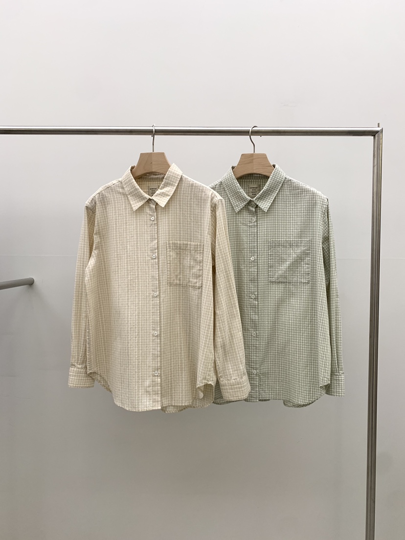 LEGACY BONE韓國東大門直郵女士新品人氣襯衫蕾絲衫格子LEGACY BONE襯衫/蕾絲衫