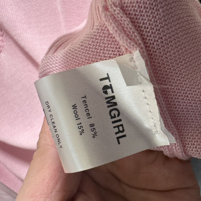 TOMGIRL韓國直郵女裝新款職業26春夏時尚推薦熱賣休閑針織衫TOMGIRL針織衫