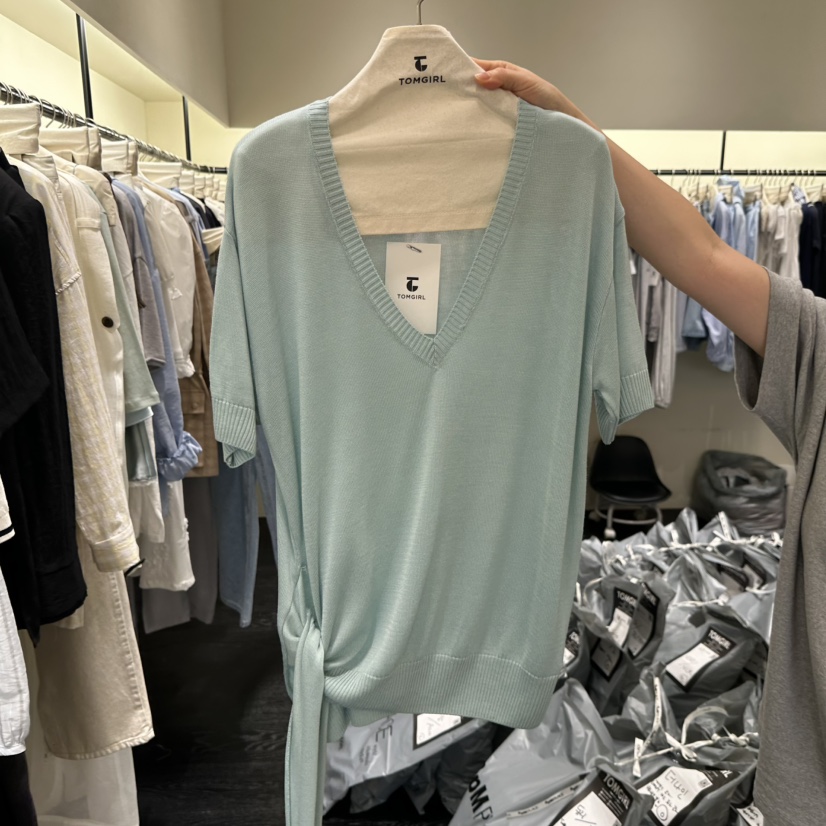 TOMGIRL韓國直郵女裝新款職業26春夏時尚推薦熱賣休閑針織衫TOMGIRL針織衫圖色3