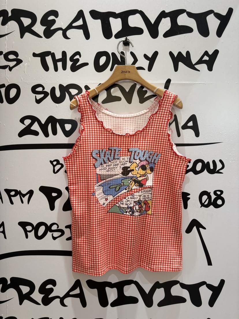 2ND K東大門直郵女士新品休閑熱賣推薦26春夏時尚吊帶背心2ND K吊帶/背心圖色2