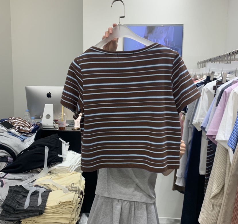 J CRANE-A東大門實拍女裝新款時尚職業熱賣套裝套裝條紋J CRANE套裝