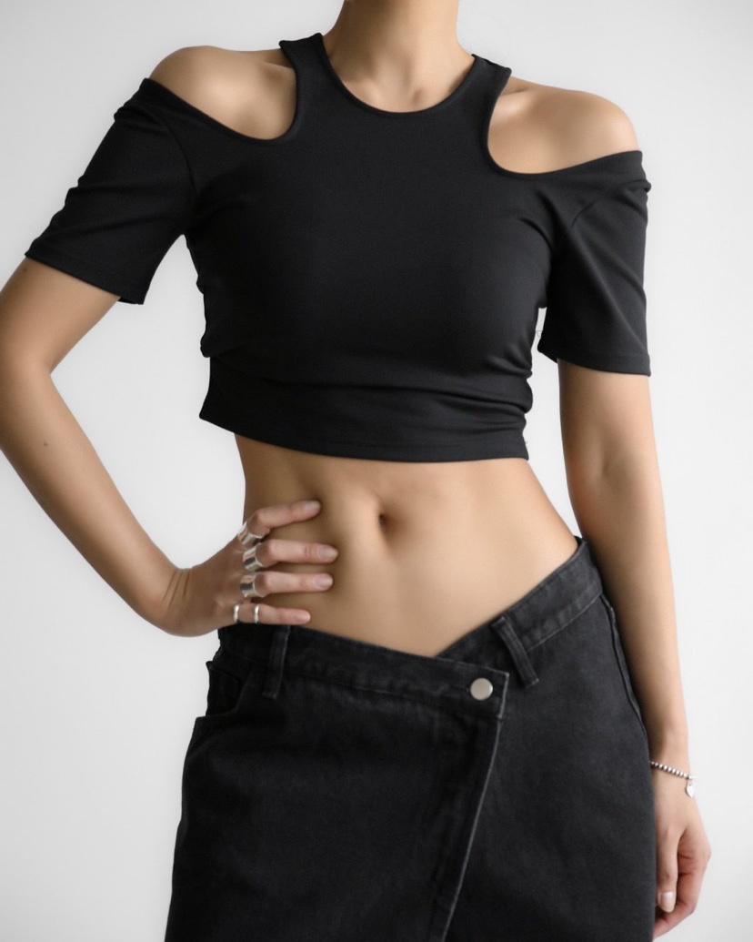 PAPERMOON韓國東大門代購女裝新款休閑熱賣26夏季時尚T恤paper moonT恤圖色1