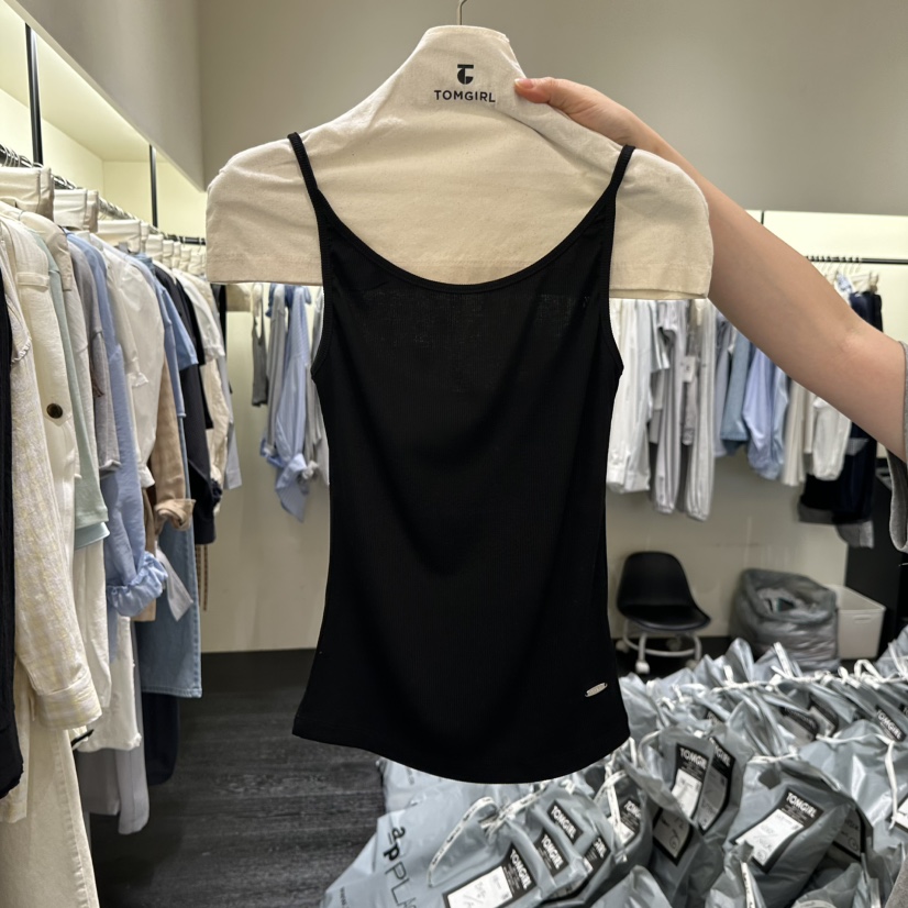 TOMGIRL東大門實拍女裝新品熱賣26春夏職業真品時尚吊帶背心TOMGIRL吊帶/背心圖色2