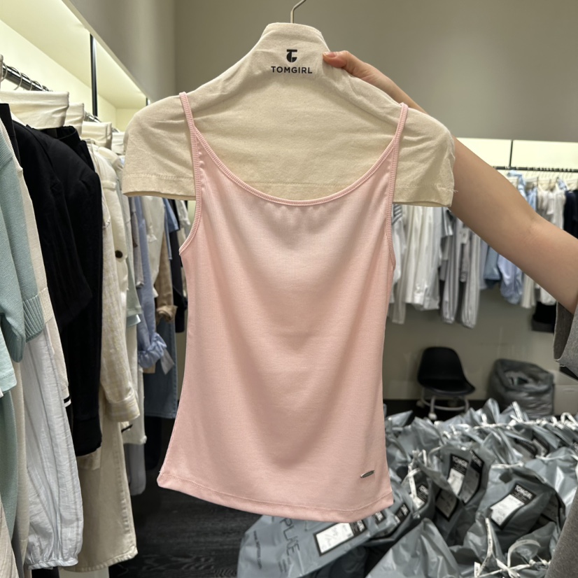 TOMGIRL東大門實拍女裝新品熱賣26春夏職業真品時尚吊帶背心TOMGIRL吊帶/背心圖色4