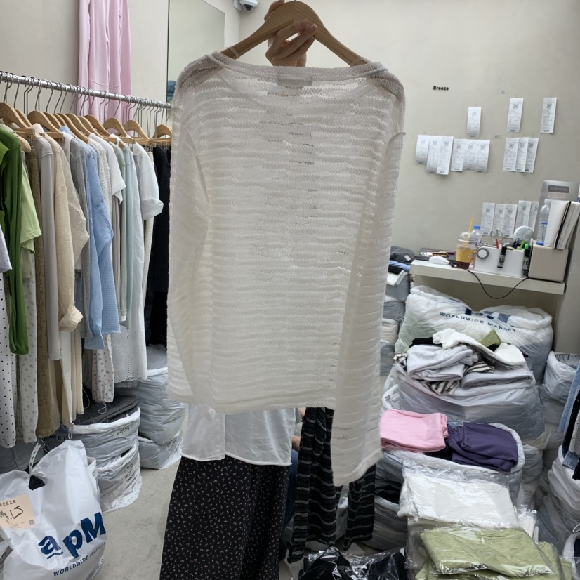 BREEZE東大門實拍韓國女裝新品26夏季熱賣26春夏推薦長袖T恤BREEZE長袖T恤