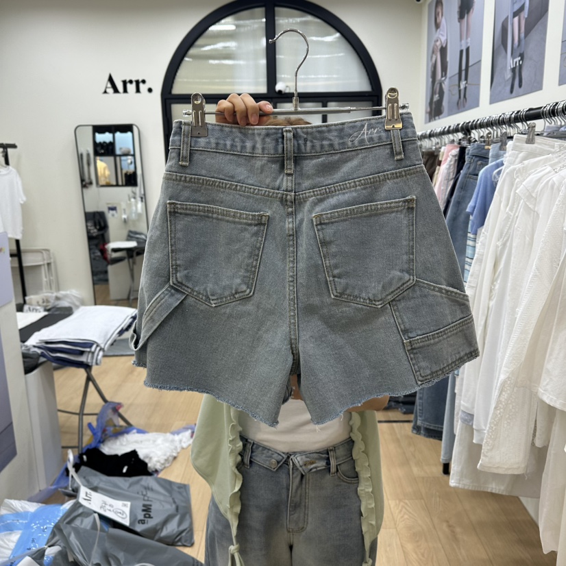 ARR韓國直郵實拍女士新款熱賣休閑26春夏職業人氣26夏季短褲ARR短褲