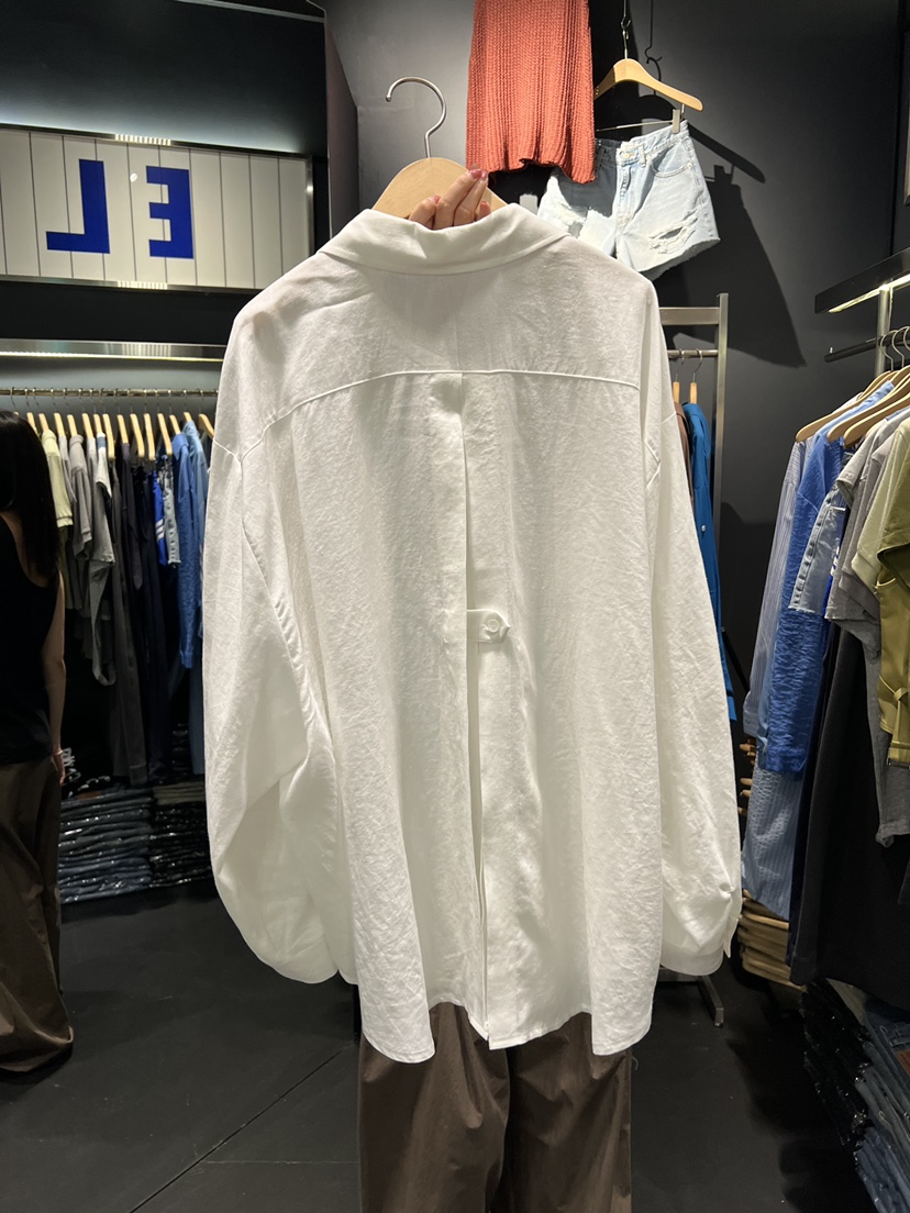 EL BOSQUE韓國代購女裝新品職業推薦熱賣襯衫蕾絲衫亞麻布EL BOSQUE襯衫/蕾絲衫