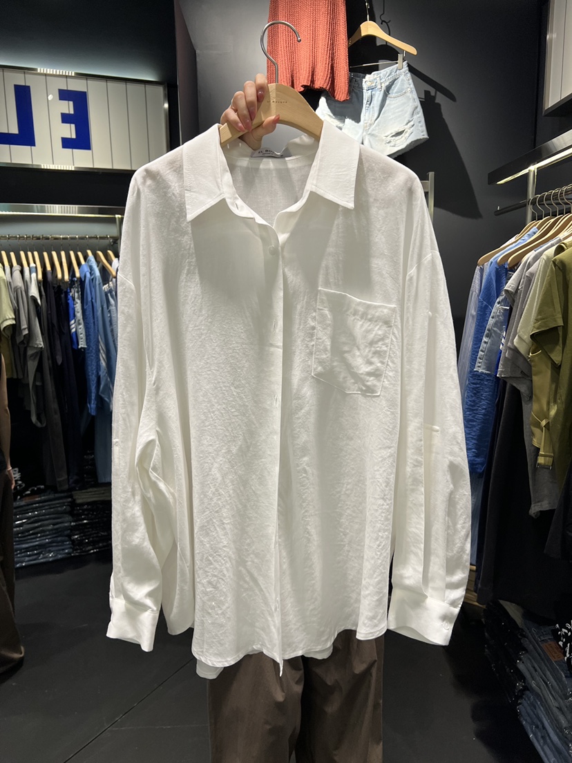 EL BOSQUE韓國代購女裝新品職業推薦熱賣襯衫蕾絲衫亞麻布EL BOSQUE襯衫/蕾絲衫圖色1