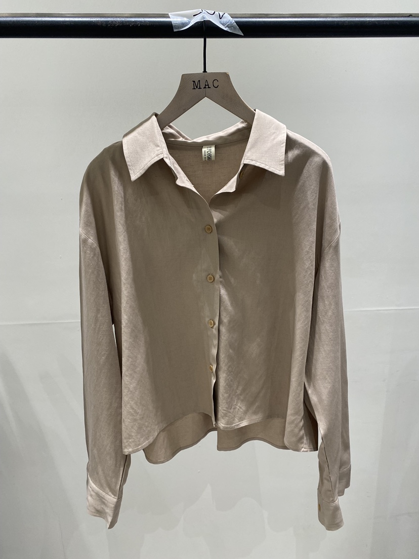 MAC韓國東大門直郵女士新款推薦26夏季休閑襯衫蕾絲衫亞麻THE FORWARD MAC襯衫/蕾絲衫圖色2