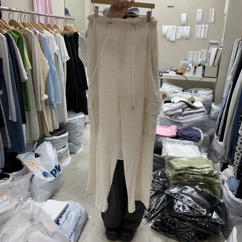 BREEZE韓國東大門代購女士新款時尚推薦休閑人氣休閑褲口袋BREEZE休閑褲圖色2