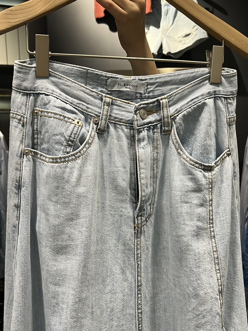 EL BOSQUE韓國東大門直郵女士新品職業人氣26夏季熱賣長裙EL BOSQUE長裙