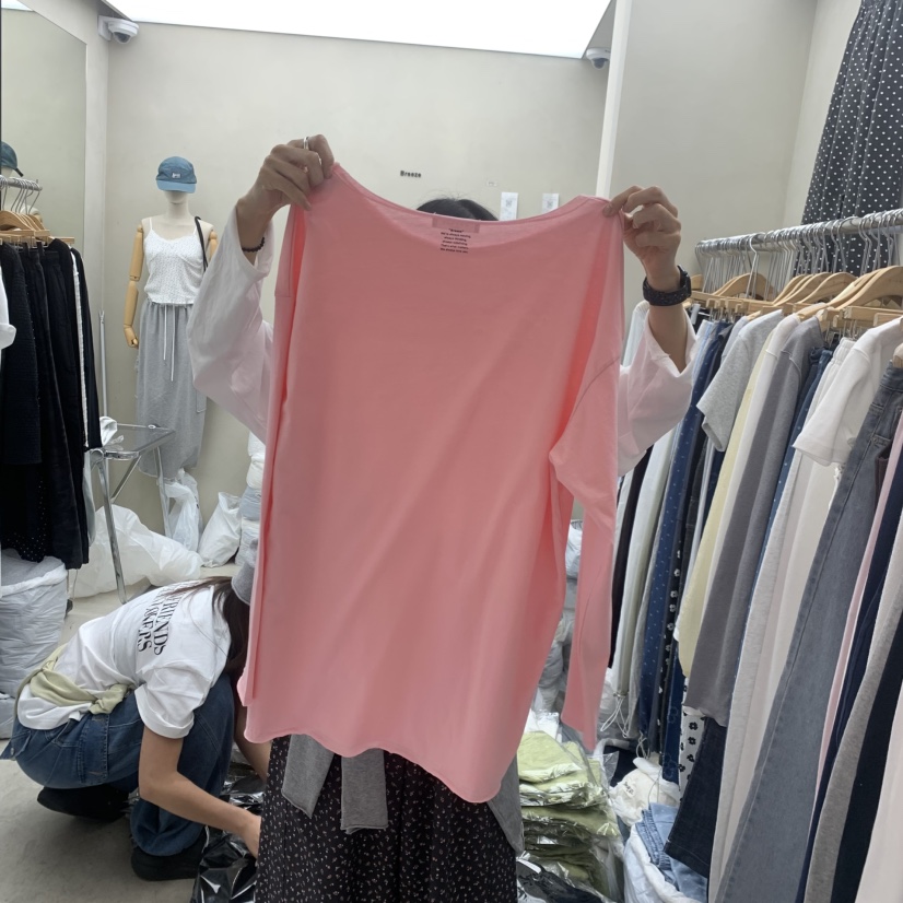 BREEZE韓國東大門代購女士新款休閑時尚26夏季職業長袖T恤BREEZE長袖T恤