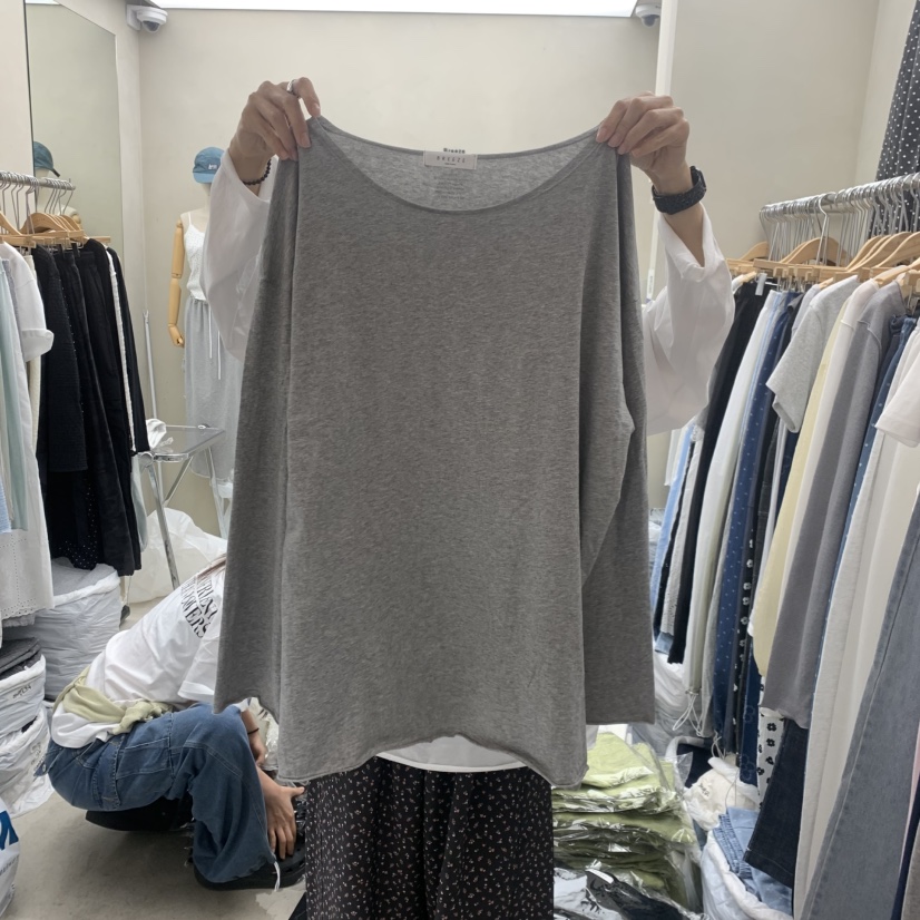 BREEZE韓國東大門代購女士新款休閑時尚26夏季職業長袖T恤BREEZE長袖T恤圖色3