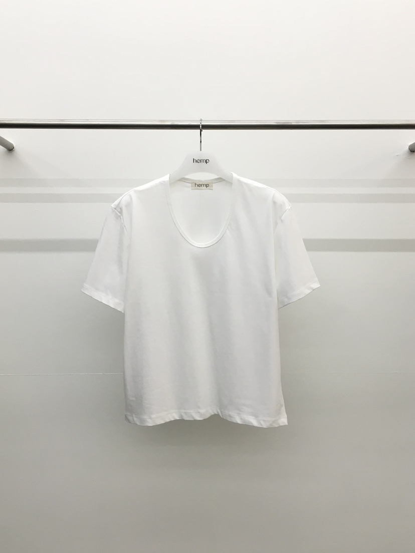 HEMP-P韓國直郵實拍女裝新品休閑26夏季人氣職業時尚T恤hempT恤圖色2