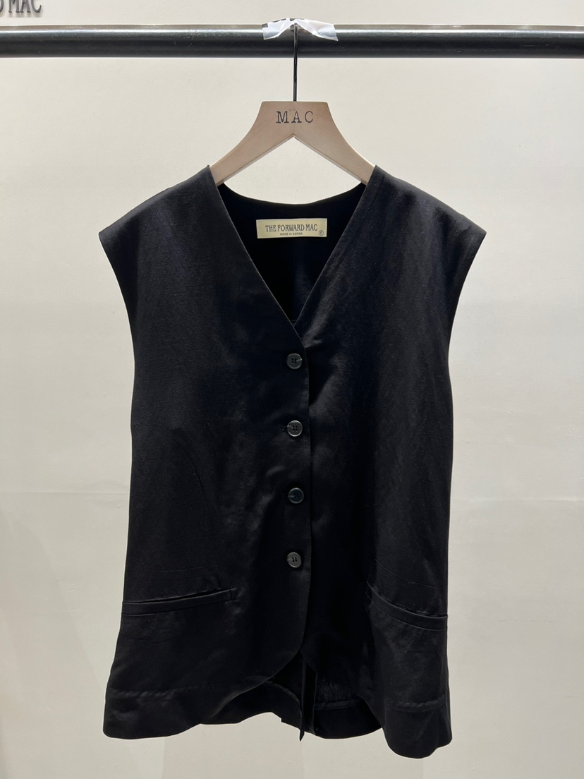 MAC韓國直郵實拍女士新款推薦26夏季時尚人氣職業馬甲亞麻THE FORWARD MAC馬甲圖色3