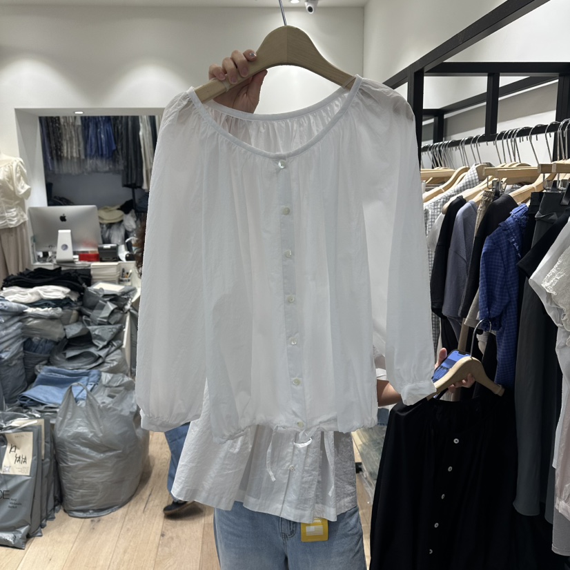 BRUNI/RICOTTA韓國直郵實拍女裝新款人氣推薦襯衫蕾絲衫BRUNI/RICOTTA襯衫/蕾絲衫圖色1