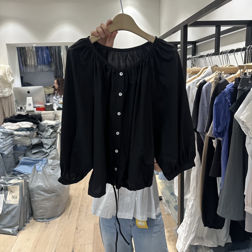 BRUNI/RICOTTA韓國直郵實拍女裝新款人氣推薦襯衫蕾絲衫BRUNI/RICOTTA襯衫/蕾絲衫圖色3