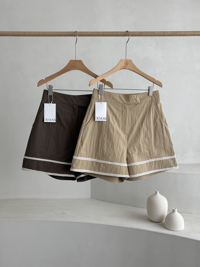 DEMAR韓國直郵女士新品人氣推薦時尚熱賣26春夏26夏季短褲DEMAR短褲